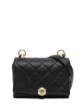 CHANEL Pre-Owned 2019 Quilted Calfskin Pearl CC Accordion Flap crossbody bag - Black