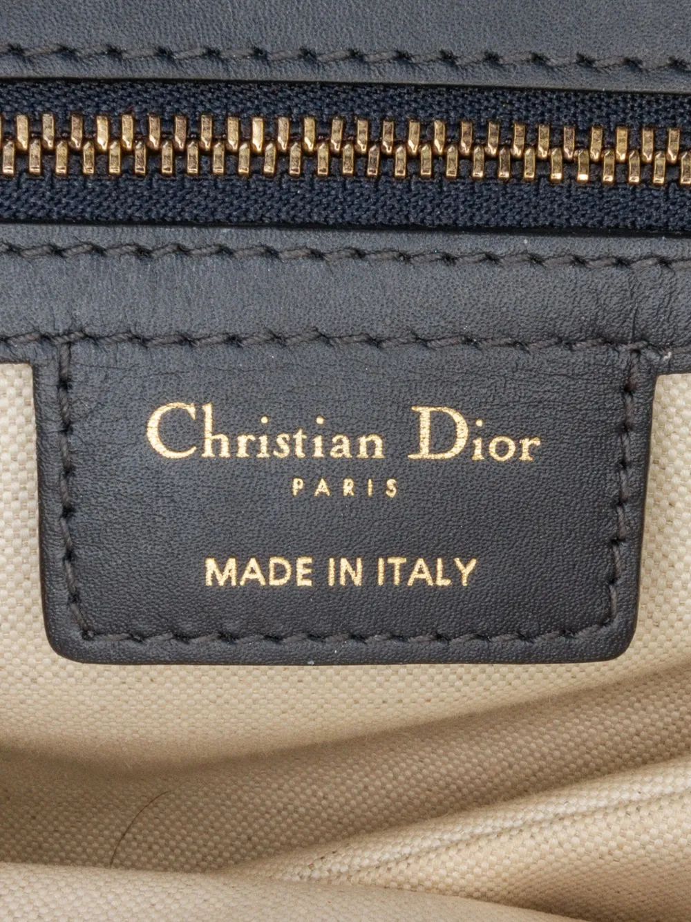 Pre-owned Dior 2018 Mini Oblique Canvas Saddle Bag Satchel In Blue