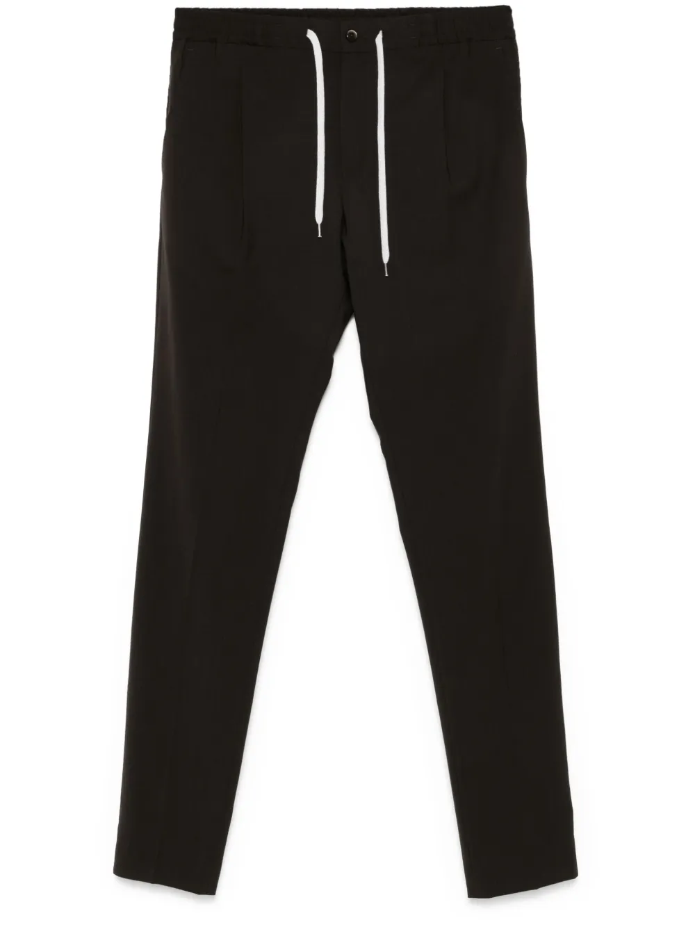 PT Torino Broek met toelopende pijpen Bruin
