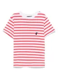 Save The Duck Kids striped T-shirt - White