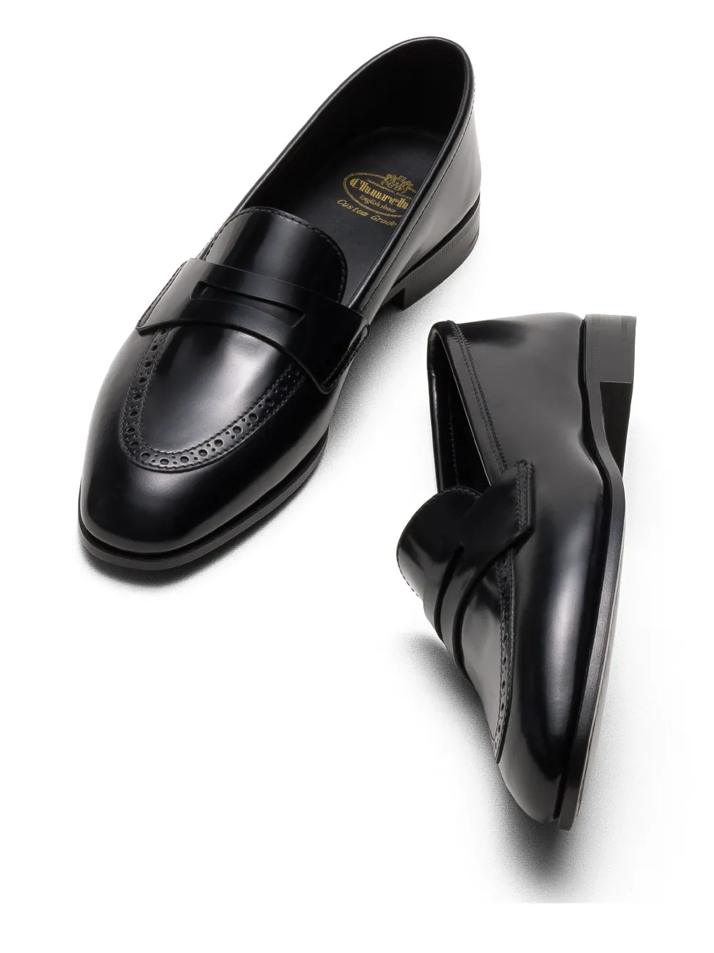 Church's Leren loafers met gepolijste afwerking Zwart