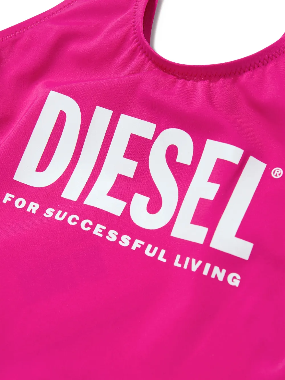 Diesel Kids logo-print swimsuit