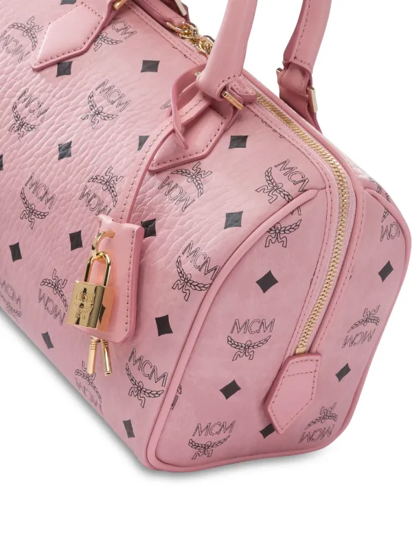 MCM レザー トートバッグ | ピンク | FARFETCH JP
