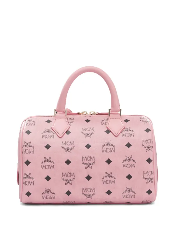 MCM レザー トートバッグ | ピンク | FARFETCH JP