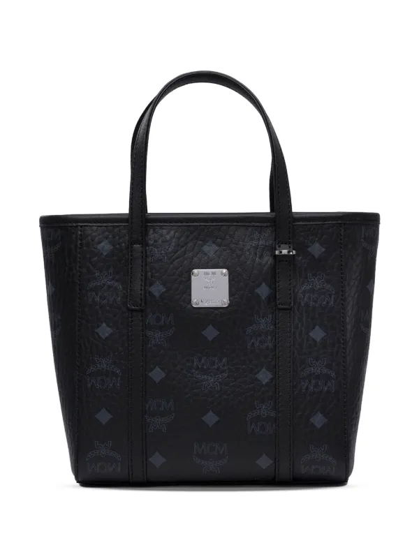 MCM レザー トートバッグ | ブラック | FARFETCH JP