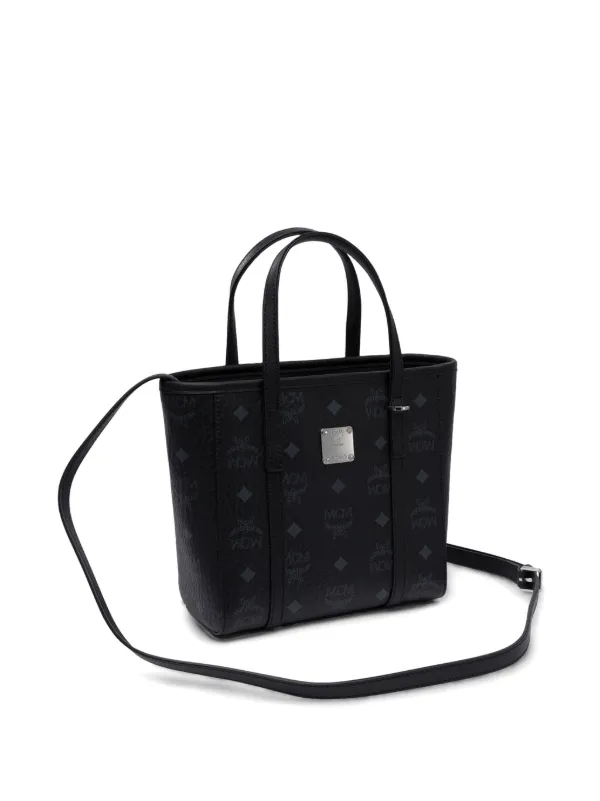 MCM レザー トートバッグ | ブラック | FARFETCH JP