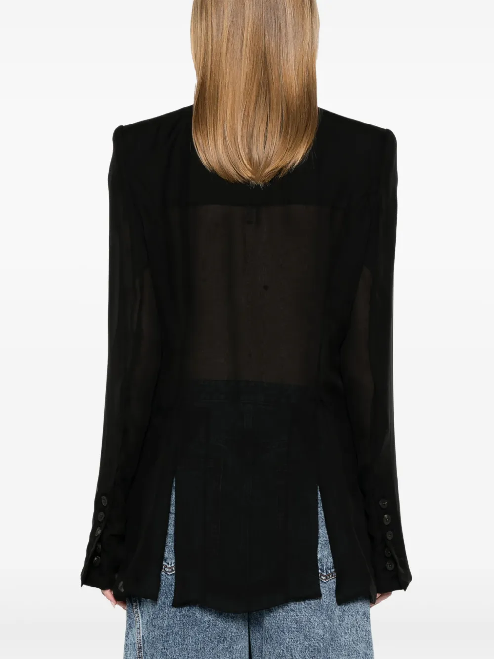 Rick Owens JMF blazer Zwart