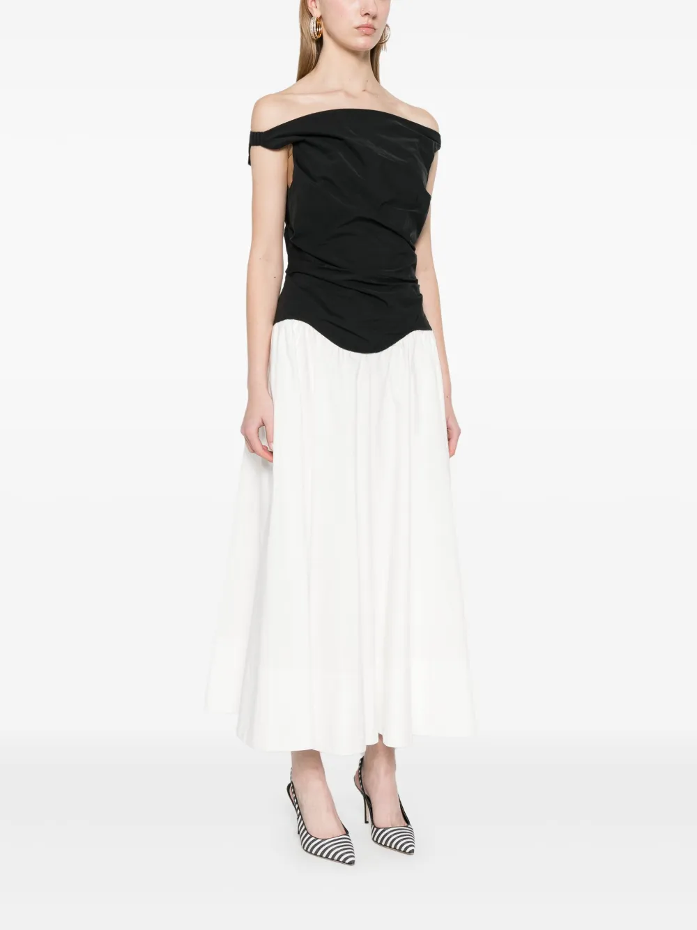 Simkhai Cersei midi-jurk Wit