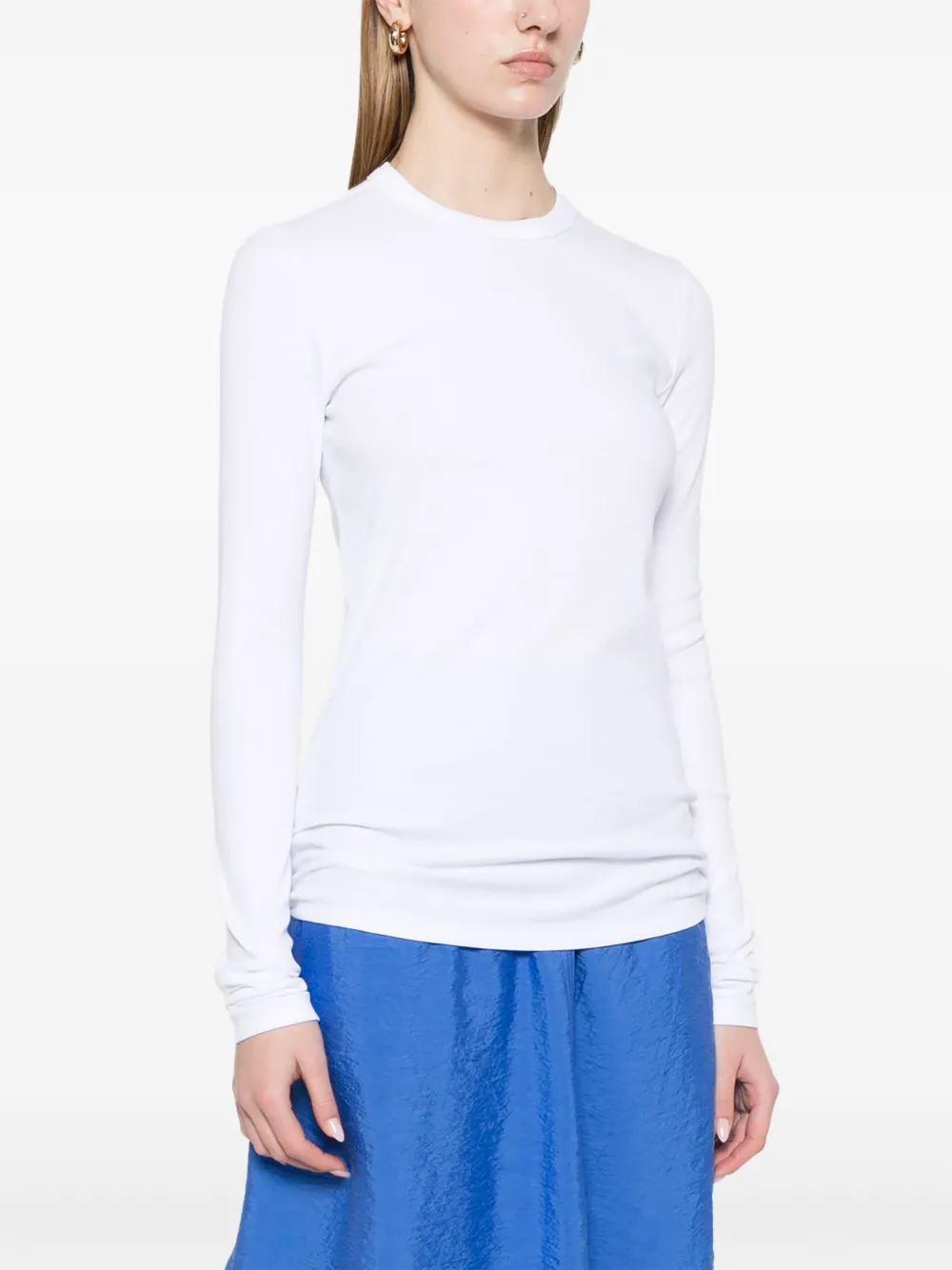 TOTEME Jersey T-shirt Wit
