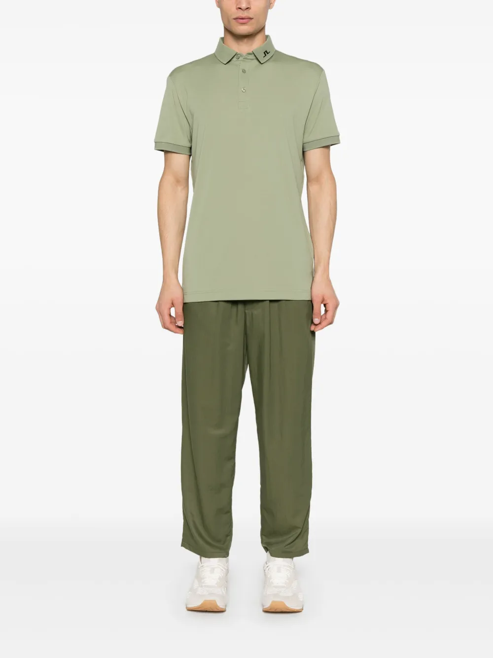 J.Lindeberg Poloshirt met print - Groen