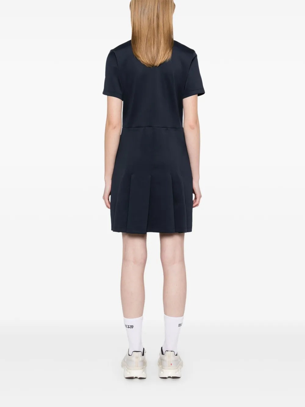 Shop J. Lindeberg Kanai Mini Dress In Blue