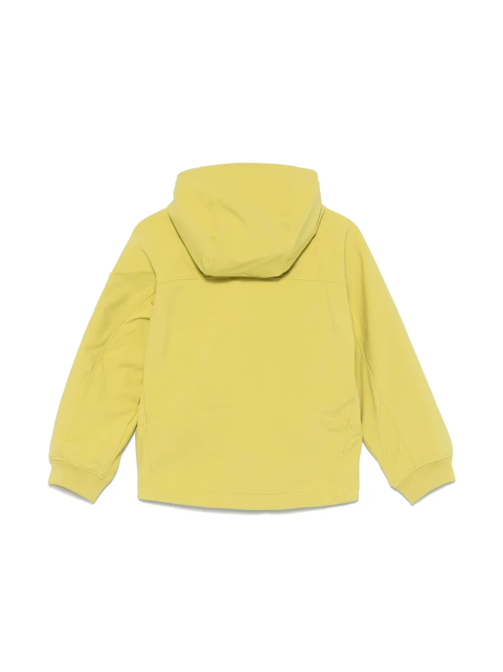 C.P. Company Kids logo-patch hooded jacket - Groen