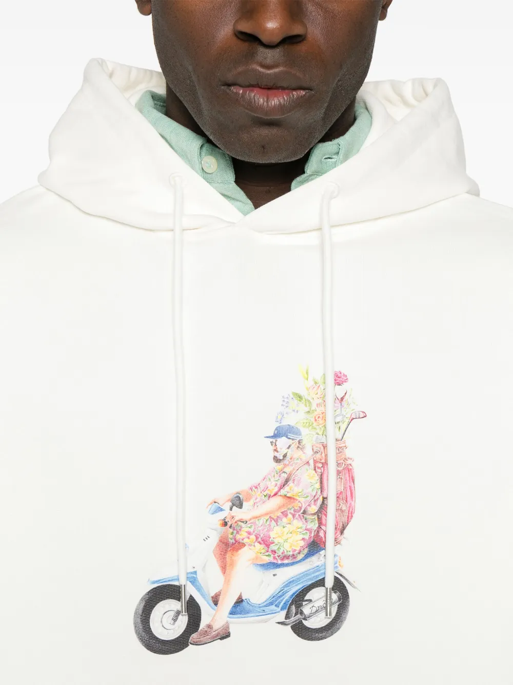 Drôle De Monsieur Le Hoodie Golfeur hoodie Wit