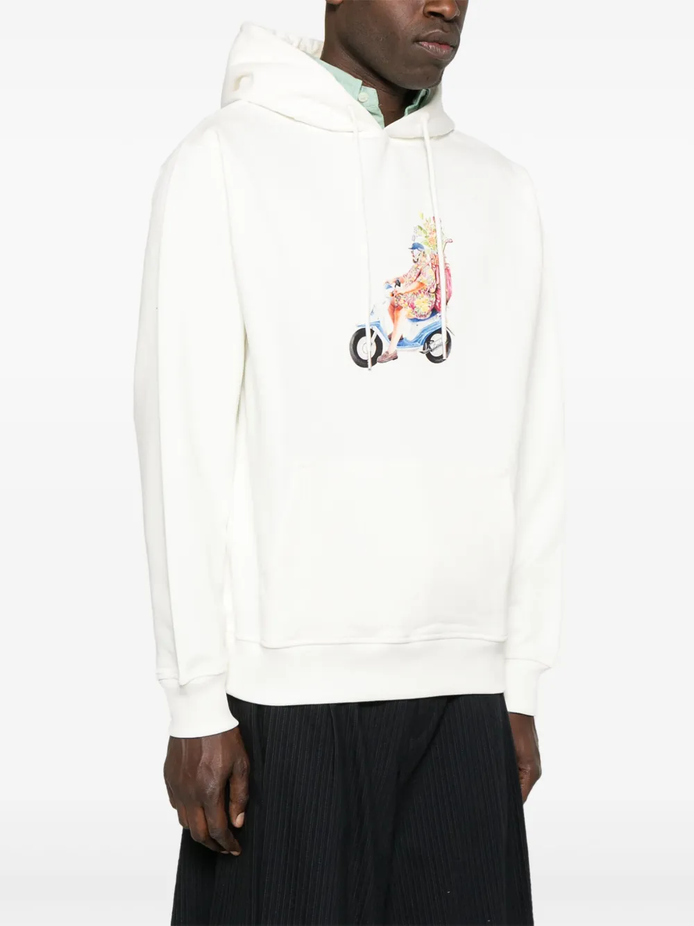 Drôle De Monsieur Le Hoodie Golfeur hoodie Wit