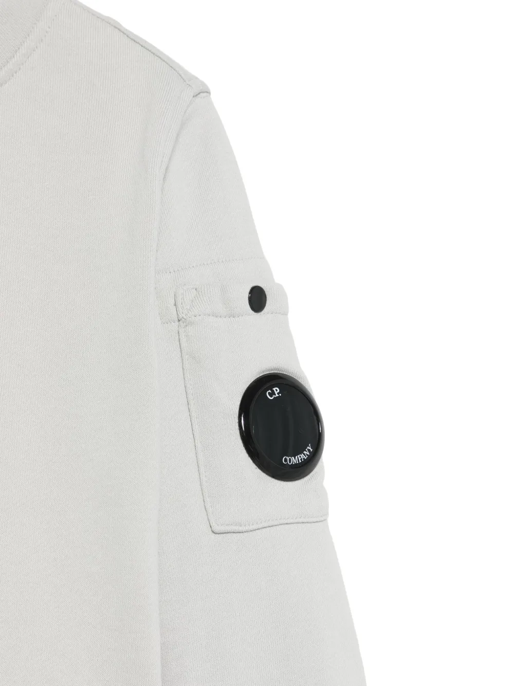 Shop C.p. Company Cotton Sweatshirt In Grey