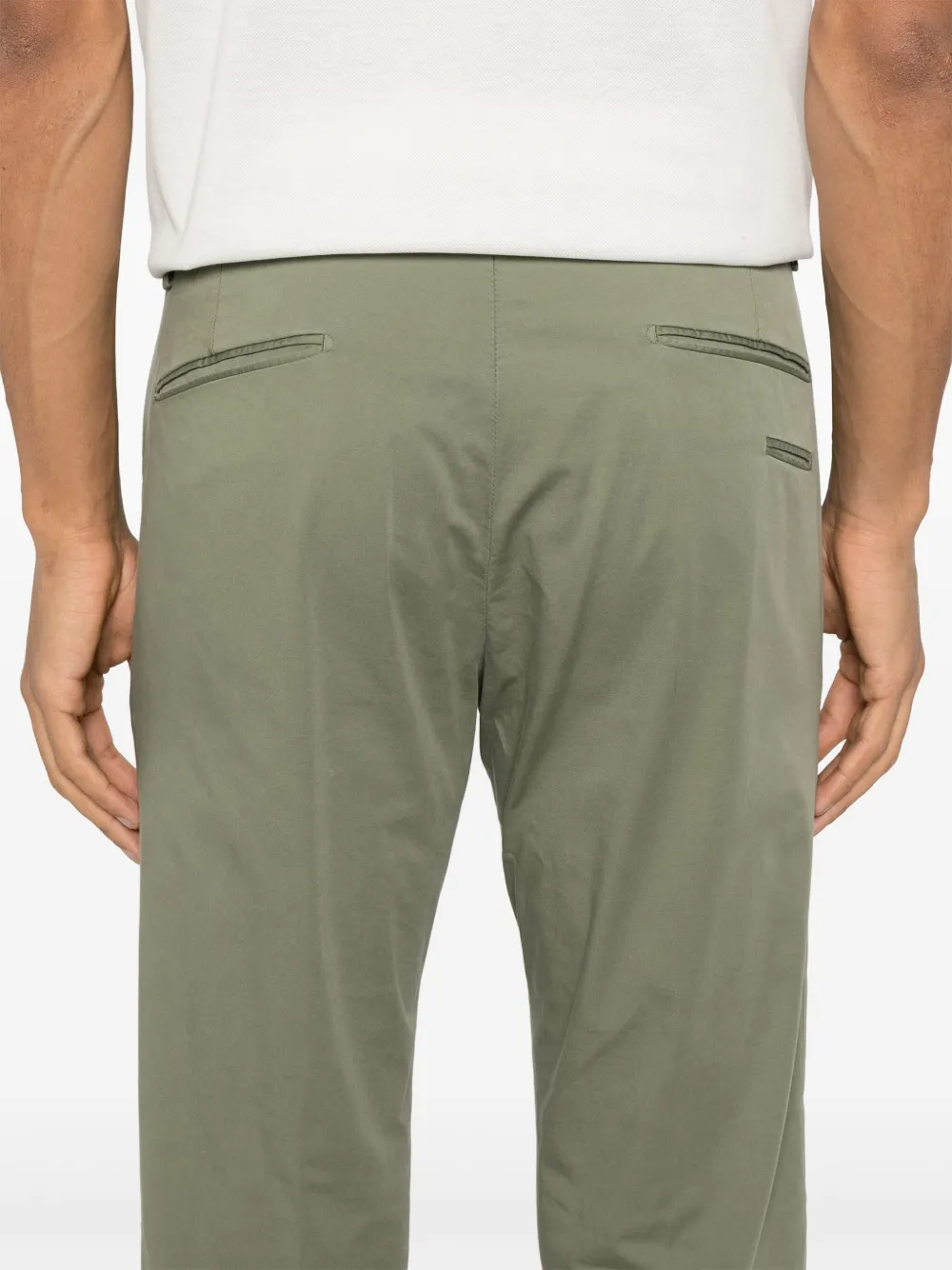 Briglia 1949 Broek met toelopende pijpen Groen