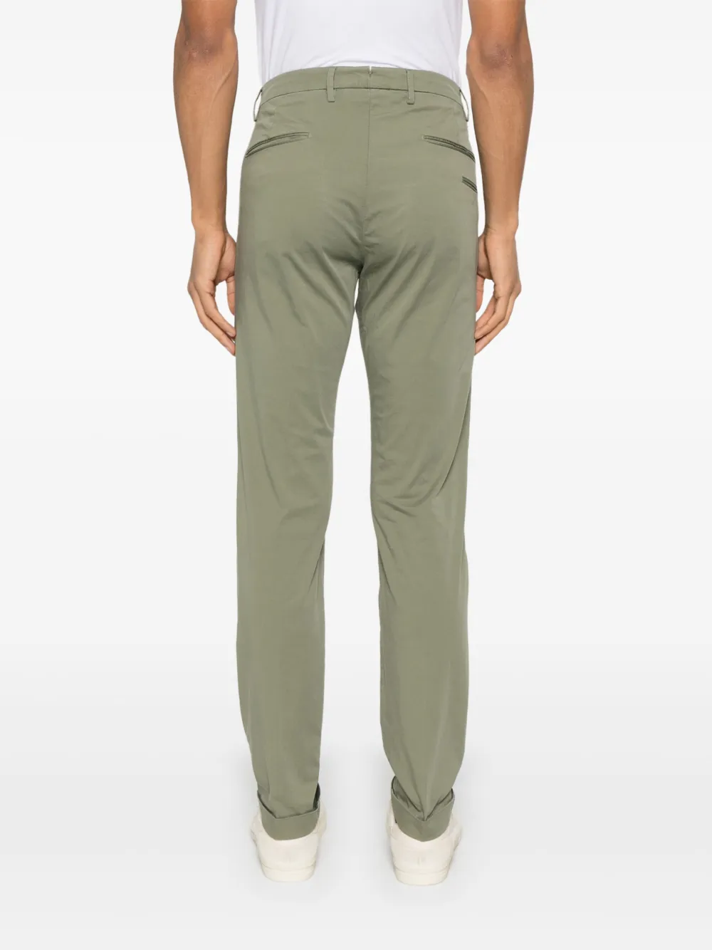 Briglia 1949 Broek met toelopende pijpen Groen