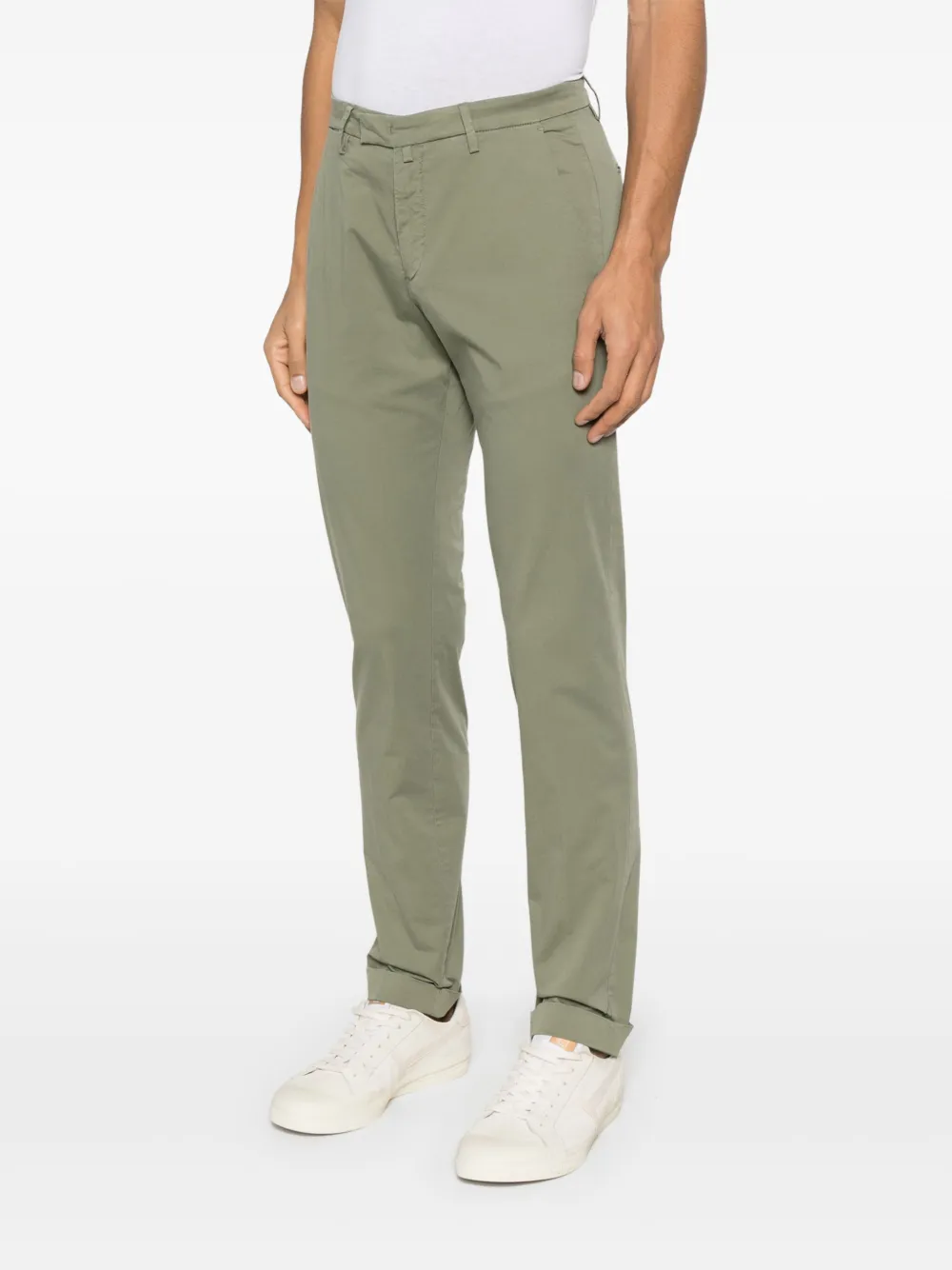 Briglia 1949 Broek met toelopende pijpen Groen