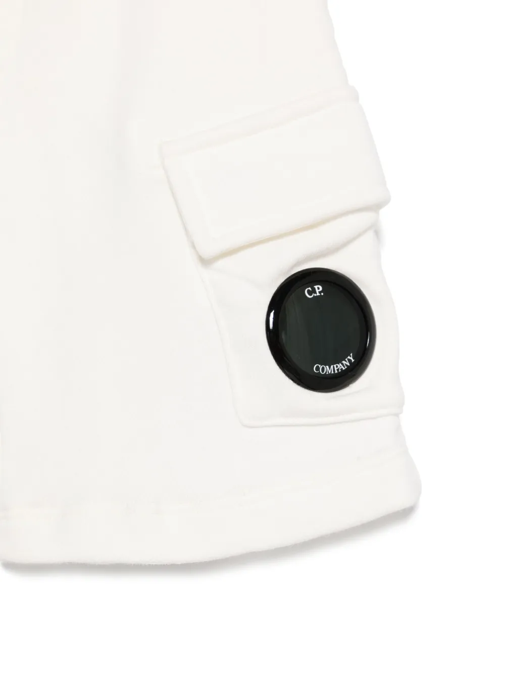 C.P. Company Kids Katoenen shorts Wit