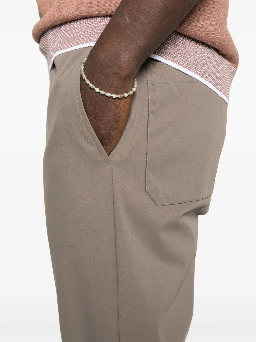 Herno Straight broek Bruin