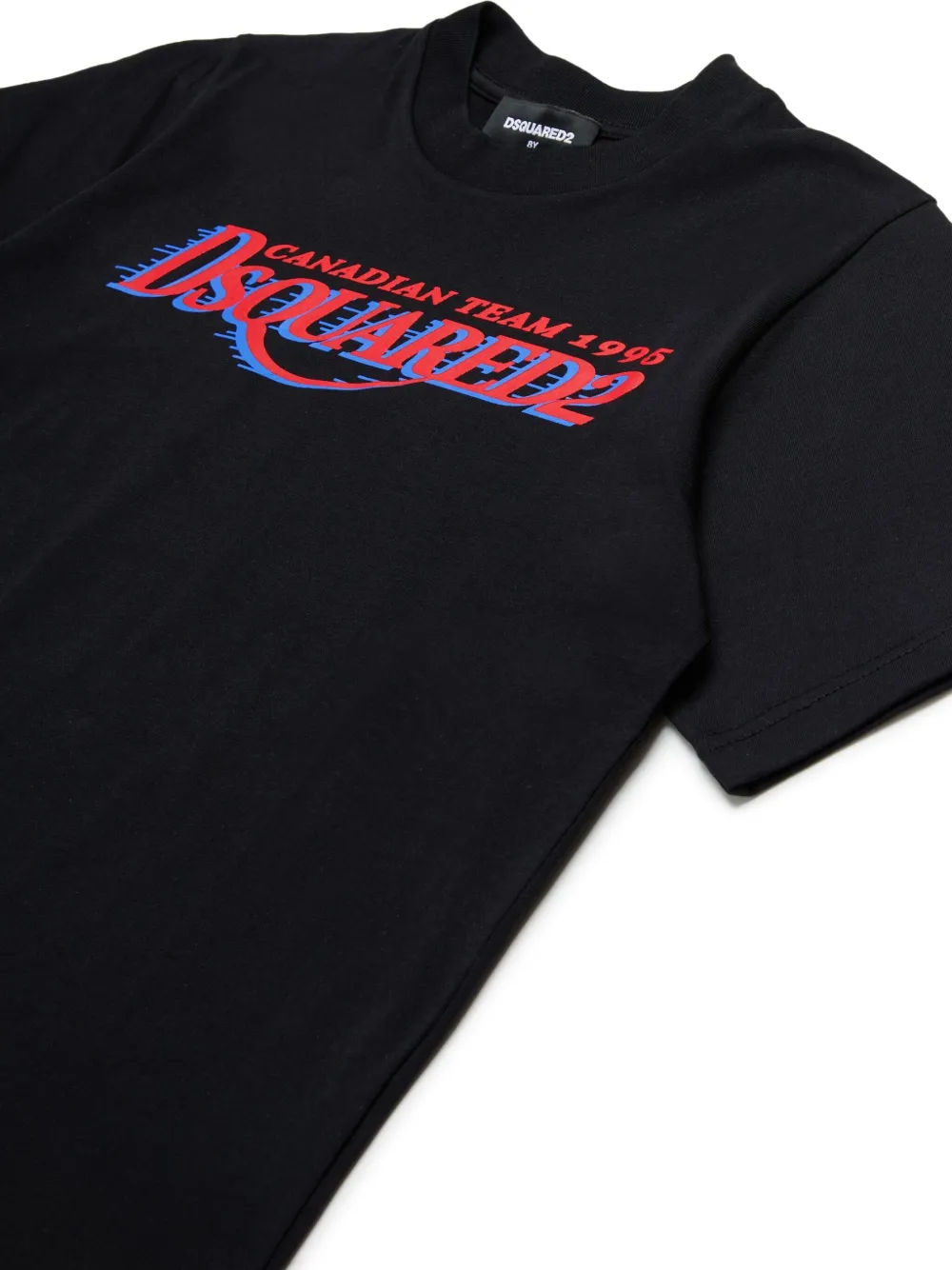 DSQUARED2 KIDS T-shirt met logoprint Zwart