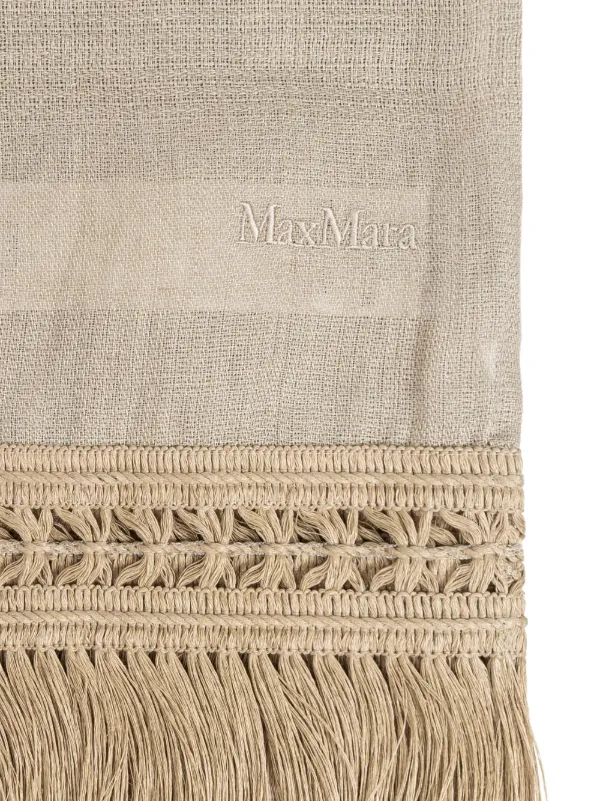 【関税&送料込み】Max Mara Scarf Grammo Max Mara Grammo Scarf | Neutrals | FARFETCH