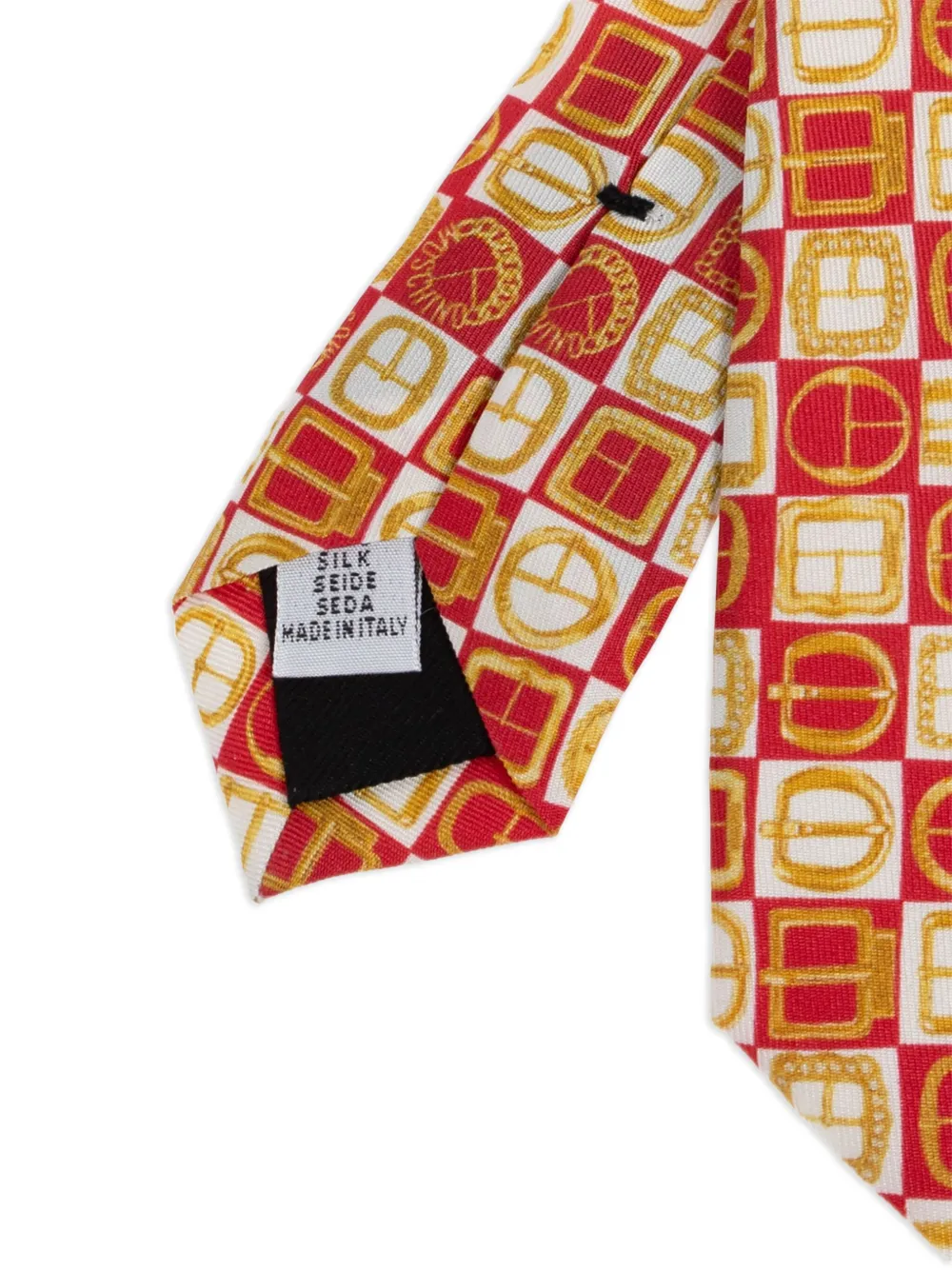 Moschino Zijden stropdas Rood