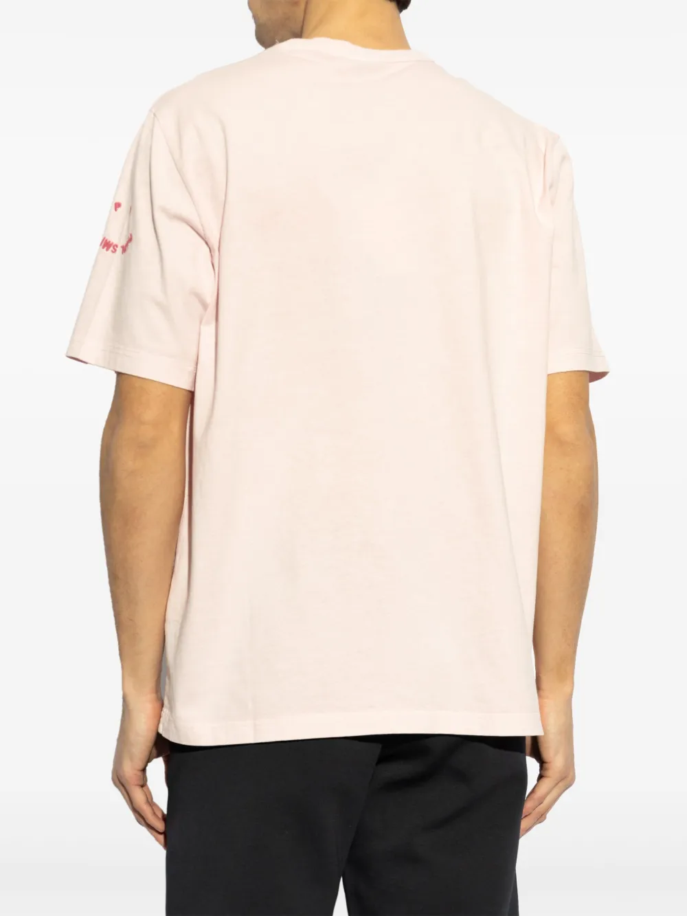 PS Paul Smith T-shirt van biologisch katoen Roze