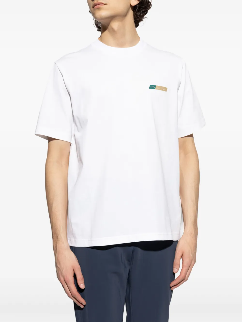 PS Paul Smith T-shirt van katoenblend Wit
