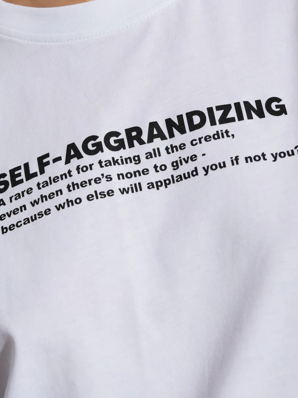Victoria Beckham T-shirt met tekst Wit