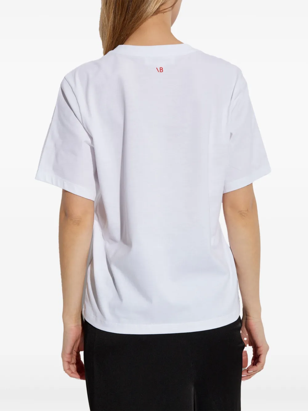 Victoria Beckham T-shirt met tekst Wit