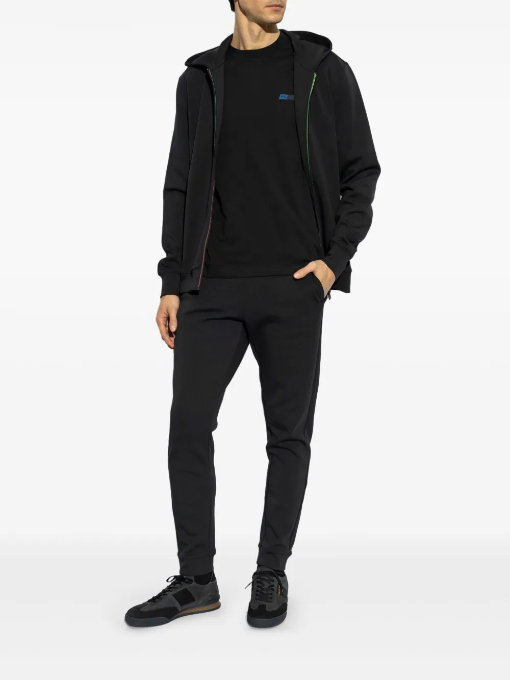 PS Paul Smith zip-up hoodie - Zwart