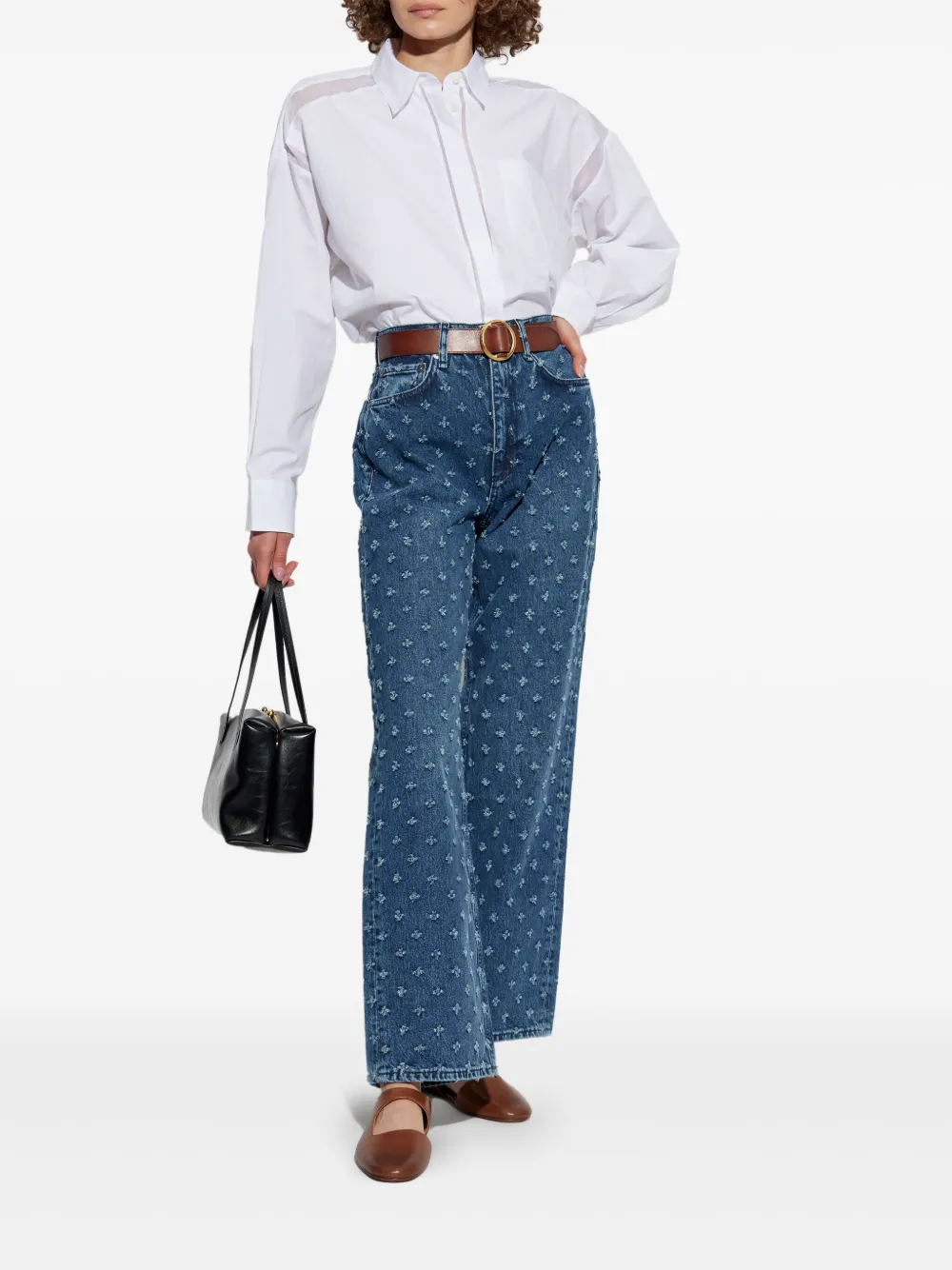 rag & bone The Shea jeans - Blauw