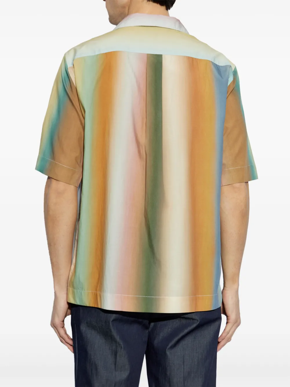 Paul Smith Overhemd met korte mouwen Beige