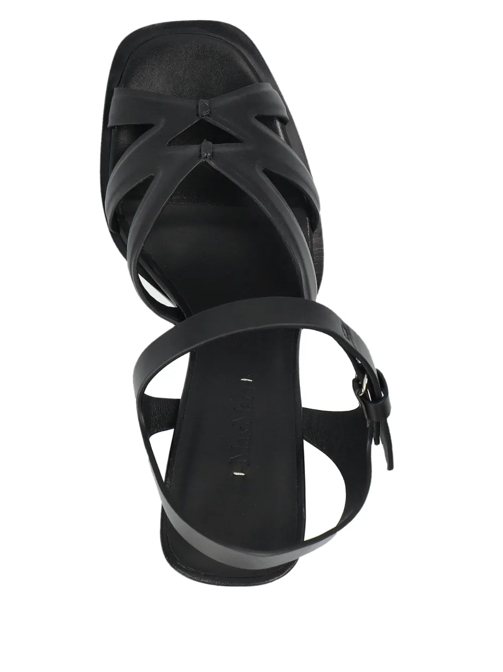 Max Mara 120mm Double High sandals Black