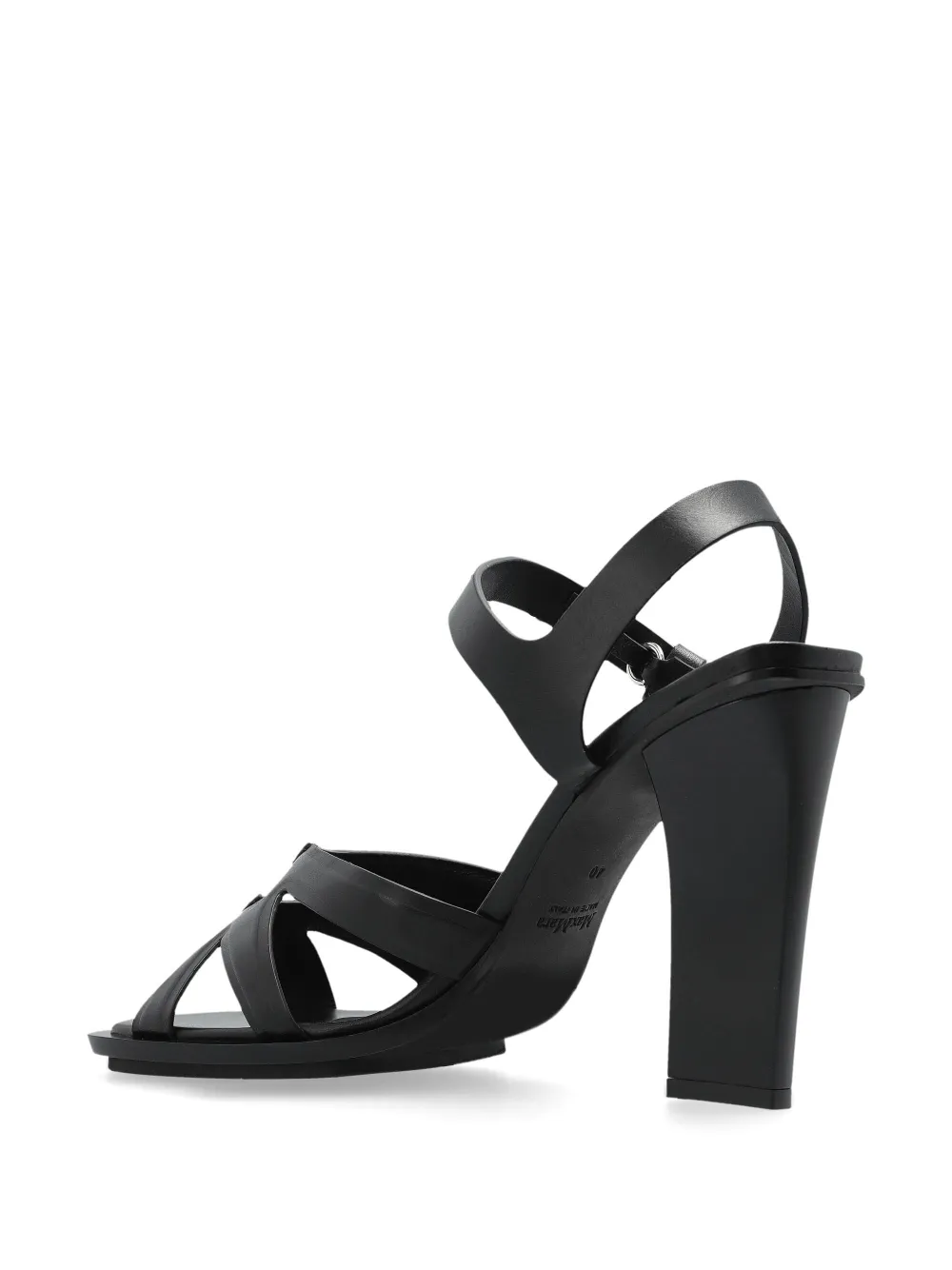 Max Mara 120mm Double High sandals Black