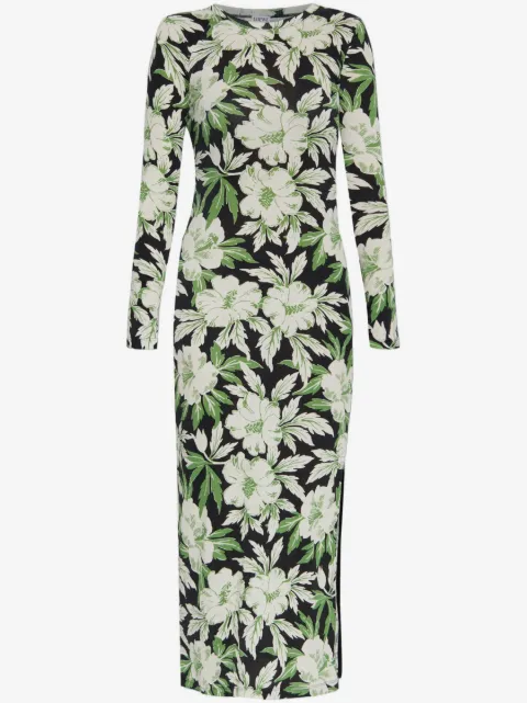 LOEWE silk-blend dress