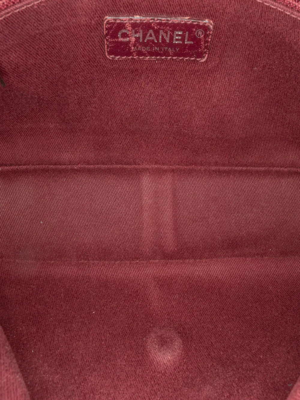Pre-owned Chanel 2013-2014 Paris Edinburgh Medium Calfskin Coco Sporran Flap Crossbody Bag In Red