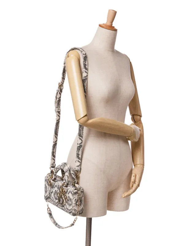 Christian Dior Pre-Owned 2024 スモール デニム トワルドジュイ