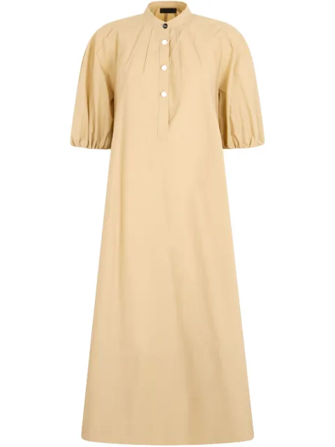 LIU JO vestido con cinturón y mangas farol