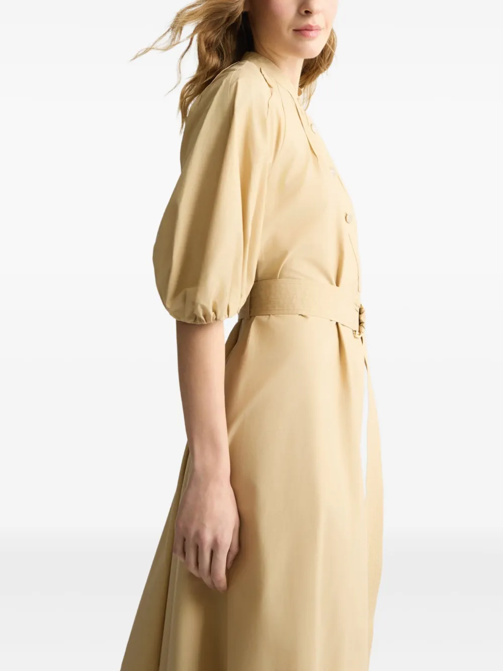 LIU JO Jurk met ceintuur Beige
