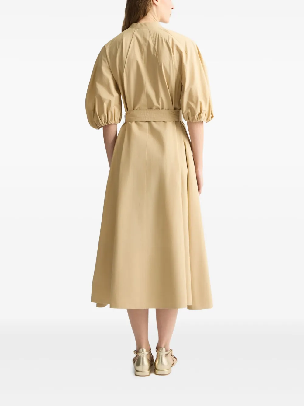LIU JO Jurk met ceintuur Beige