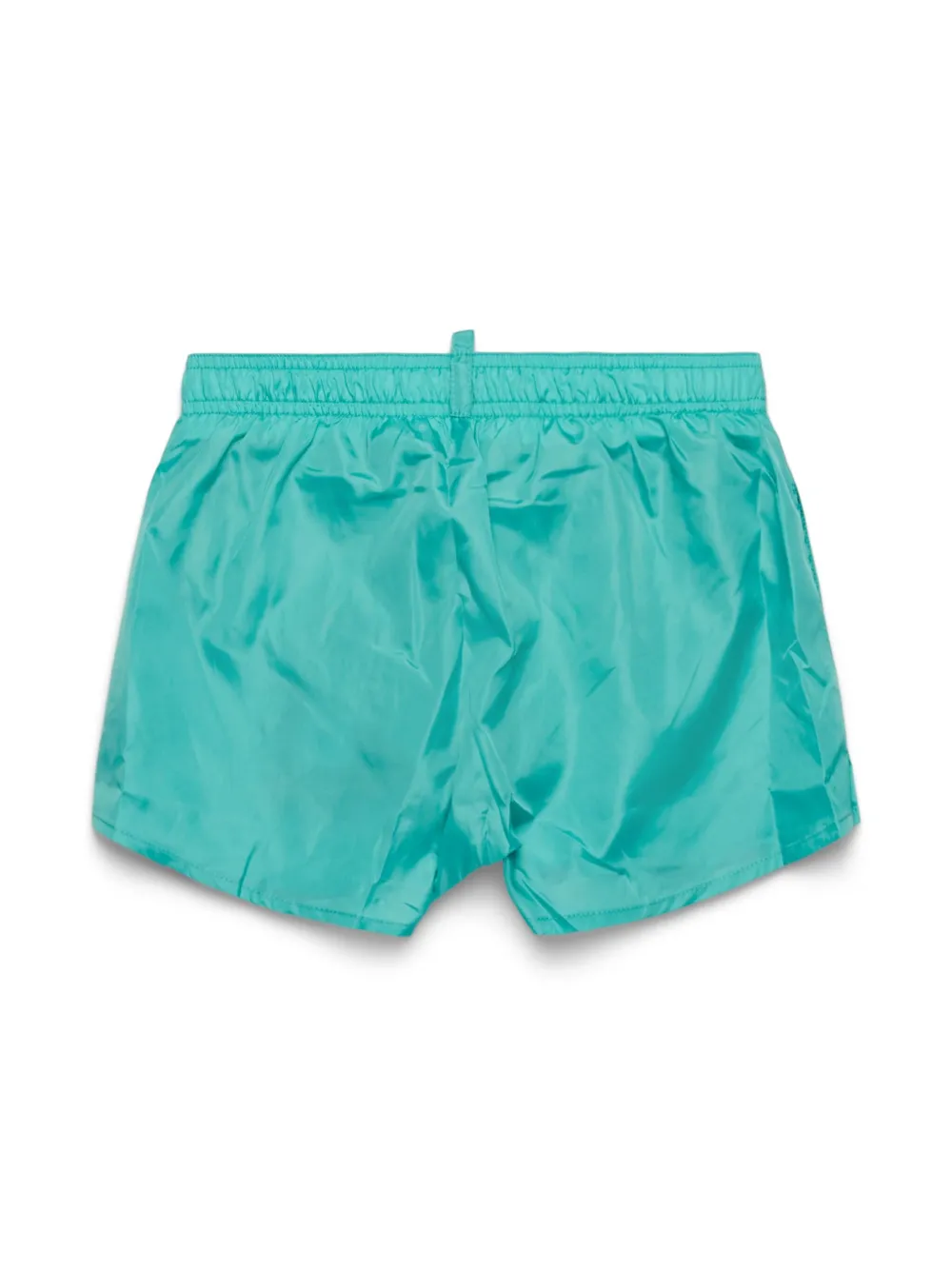 DSQUARED2 KIDS slogan-print swim shorts - Groen