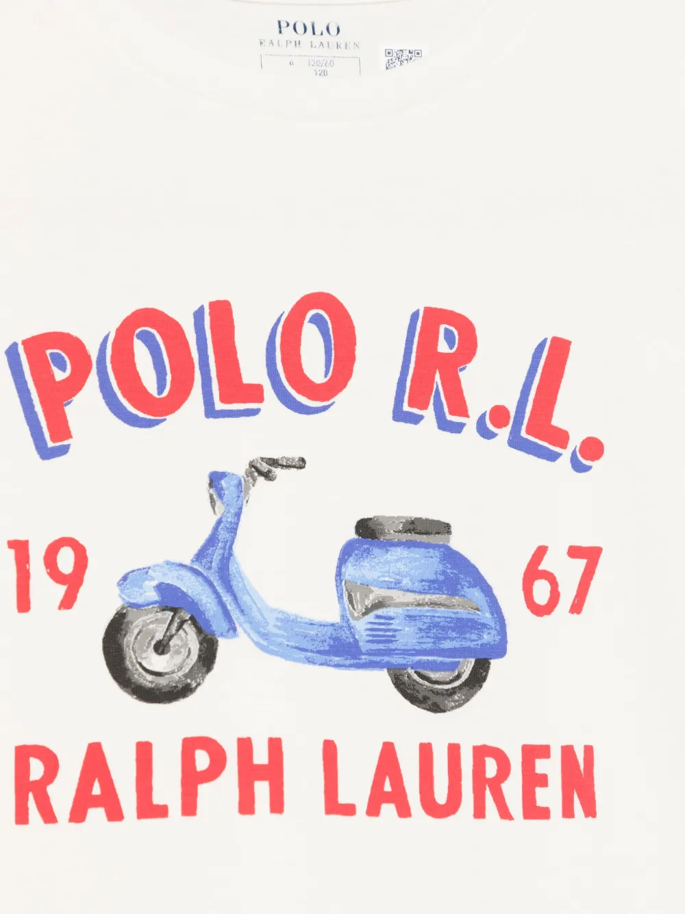 POLO RALPH LAUREN KIDS T-shirt met grafische print Wit