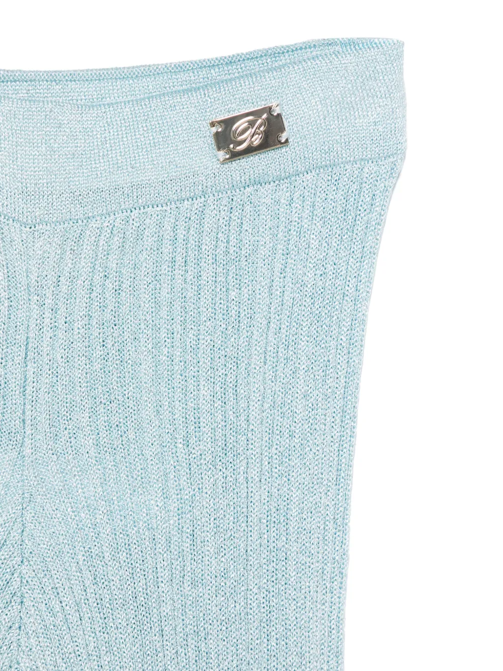Miss Blumarine Gebreide broek Blauw