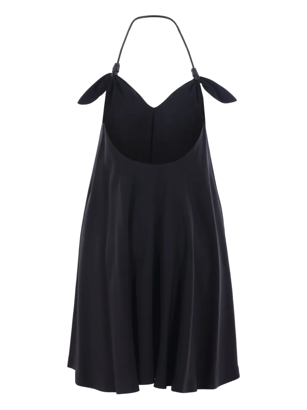 LOEWE knot-detailing midi dress - Zwart