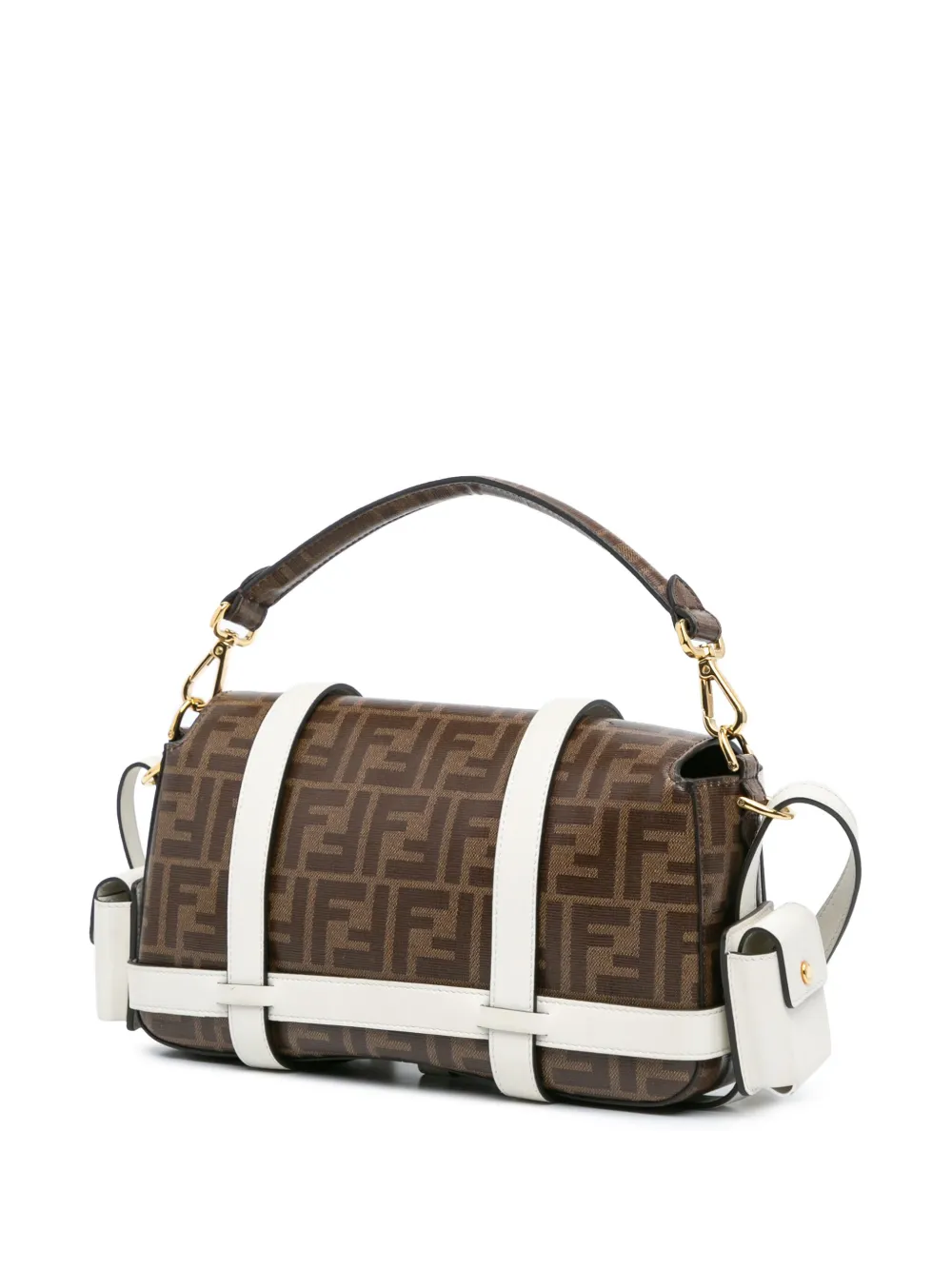 Fendi Pre-Owned 2010-2024 Zucca Glazed Fabric Cage Baguette satchel | Pre-Owned | Image 2