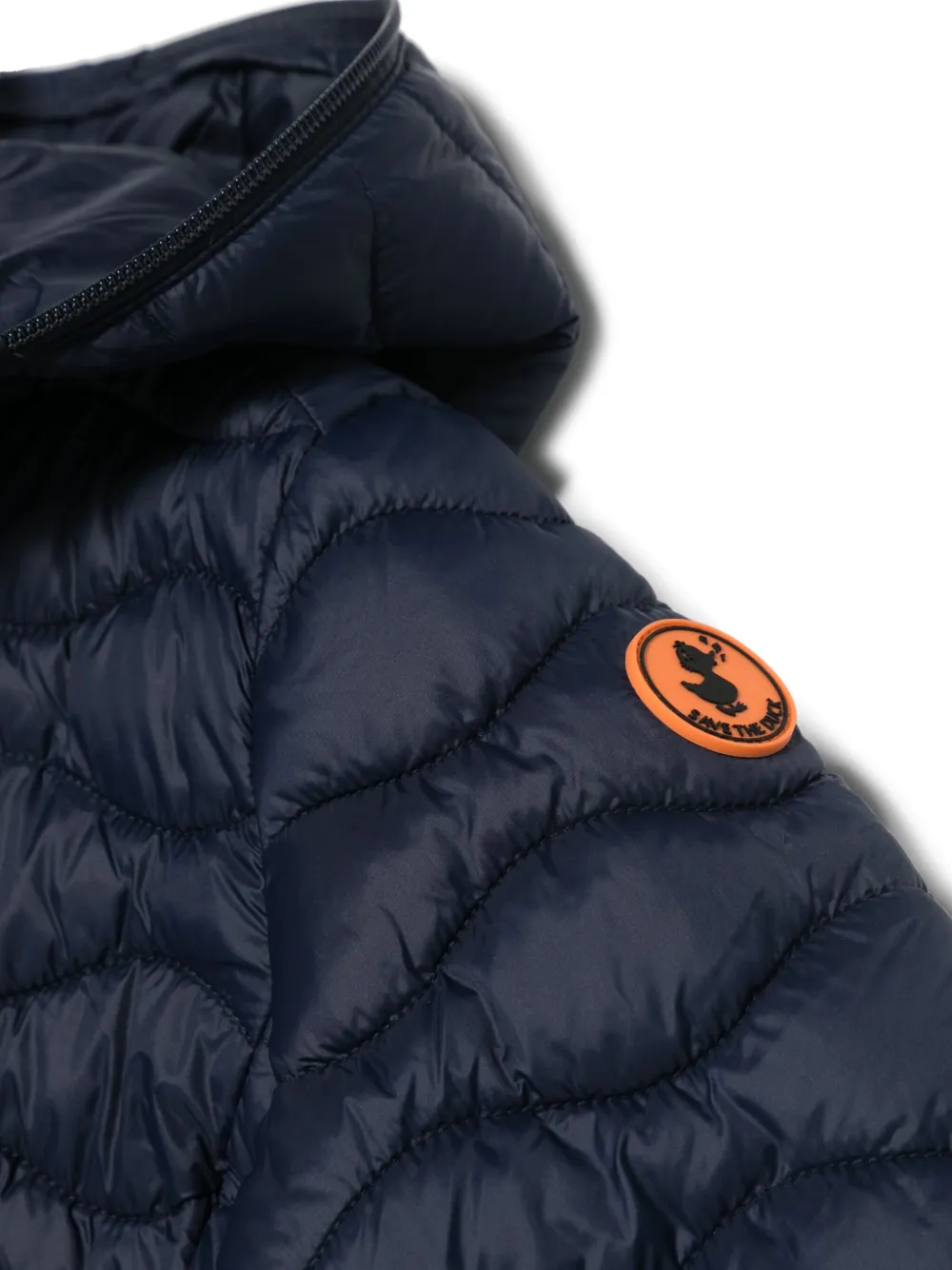 Save The Duck Kids Gewatteerd jack Blauw