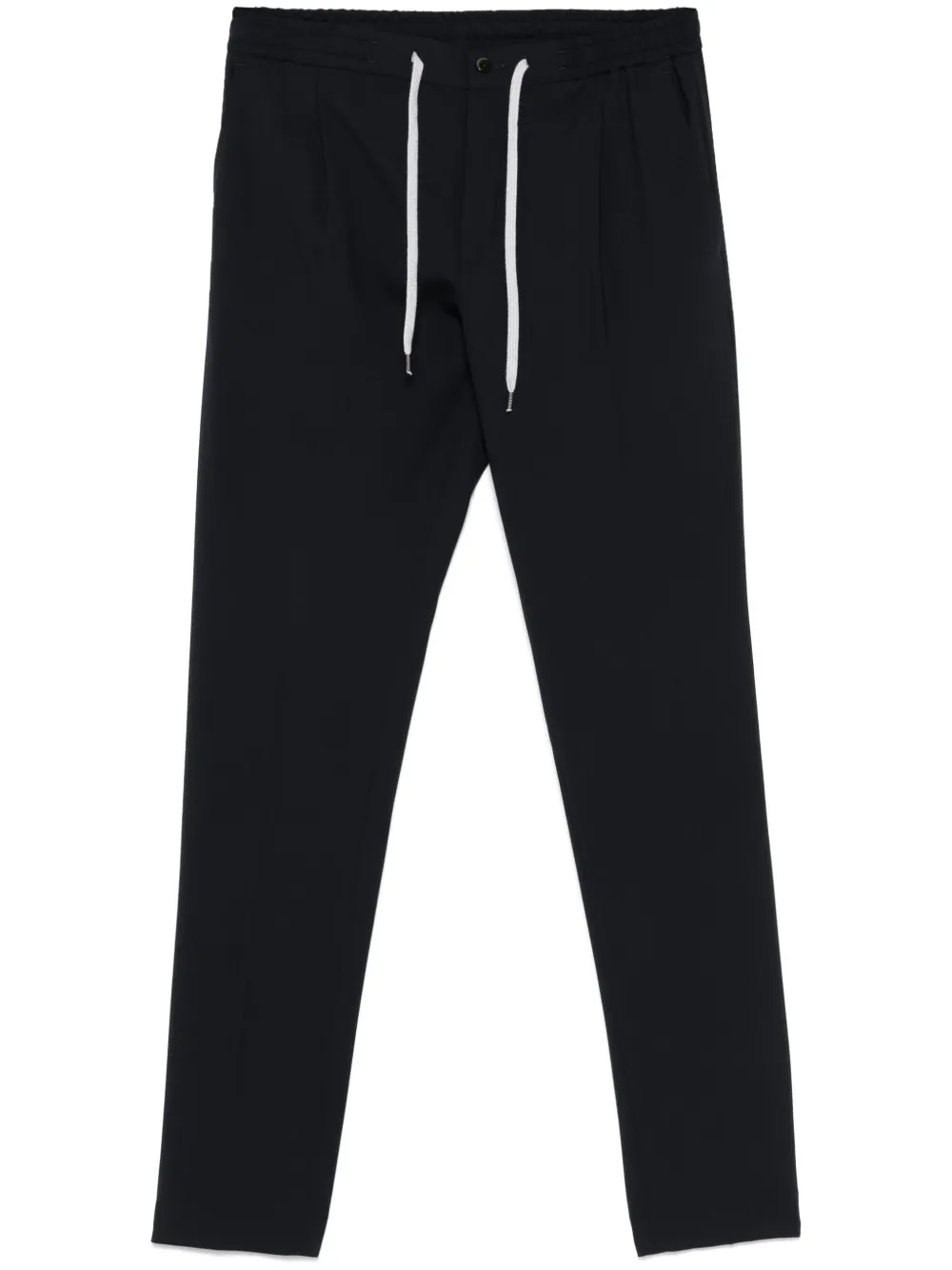 PT Torino Broek met toelopende pijpen Blauw