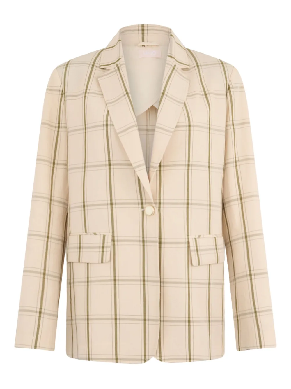 LIU JO checked blazer | Neutrals | Image 1